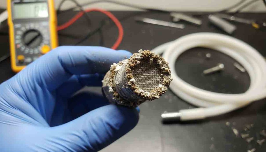 Refrigerator ice maker leaking water into bin