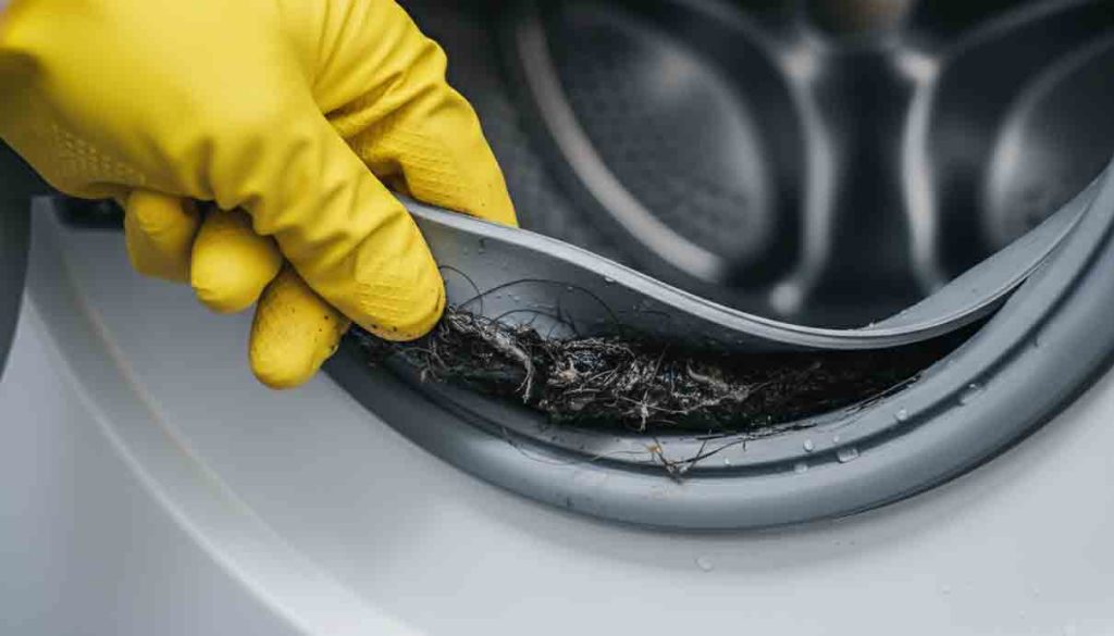 Washing machine smells like mildew fix